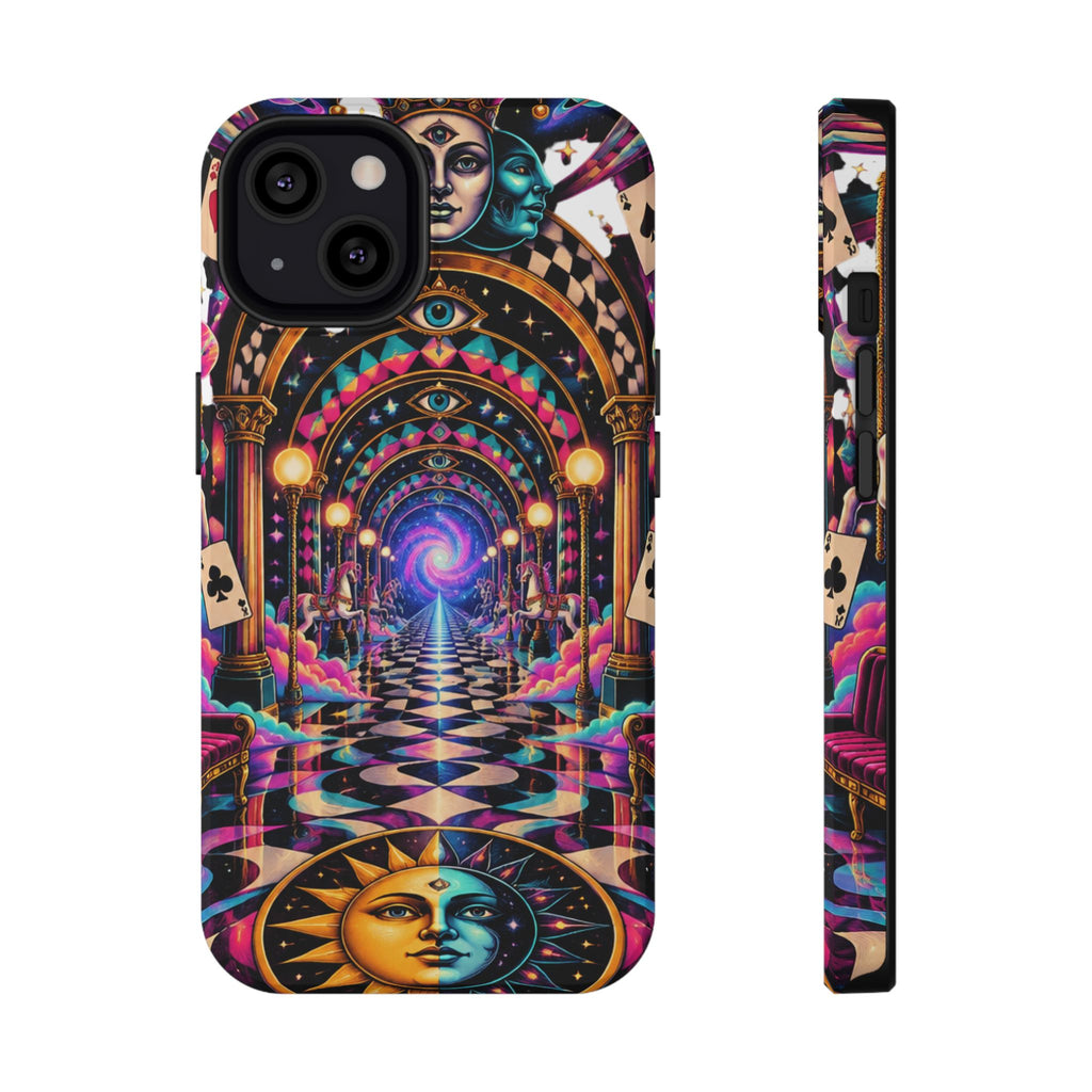 Psychedelic DMT Waiting Room Phone Case — Impact‑Resistant Protective Cover