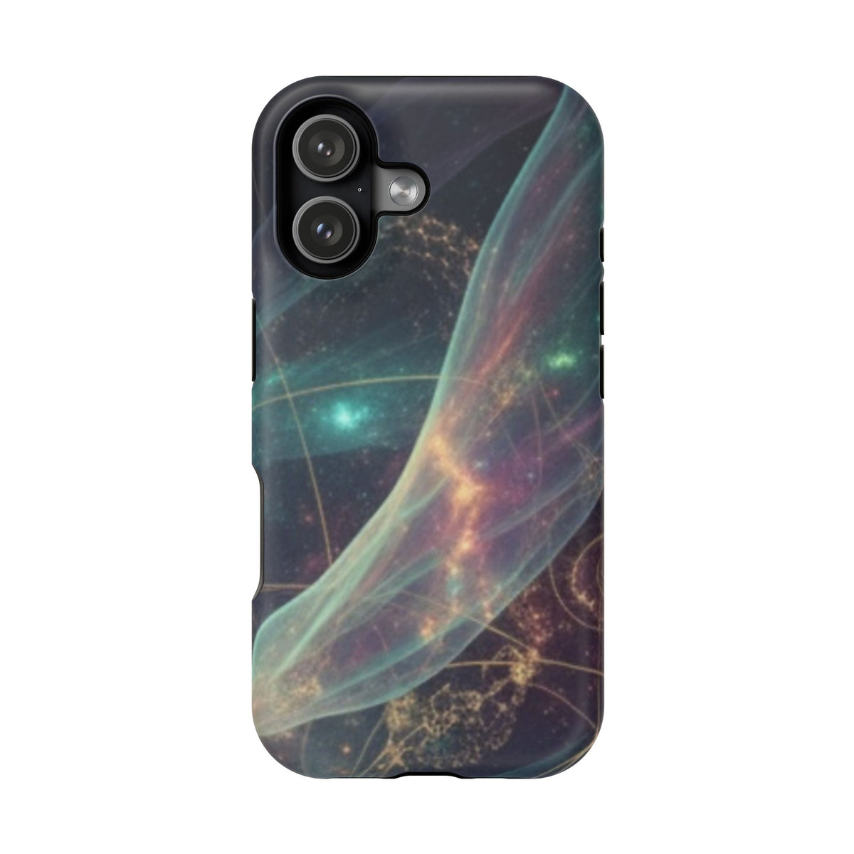 Galaxy Nebula Impact Phone Case — Protective Cosmic Art iPhone Cover