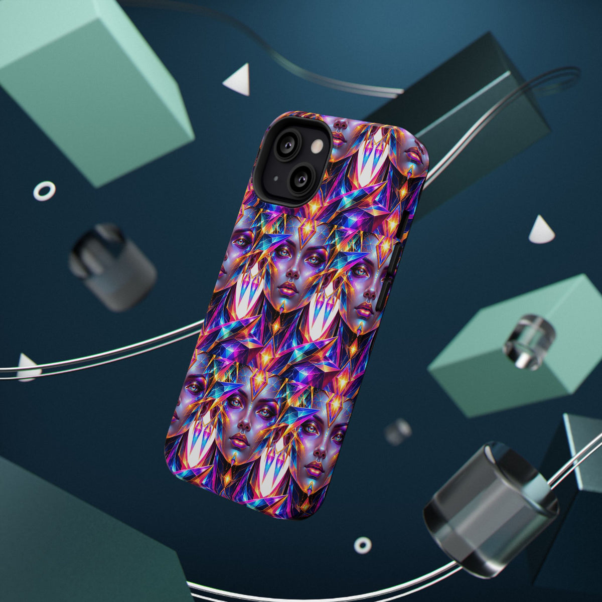 Lady DMT Phone Case — Protective Cosmic Art iPhone Cover