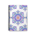 Geometric Mandala Spiral Notebook - Ruled Line