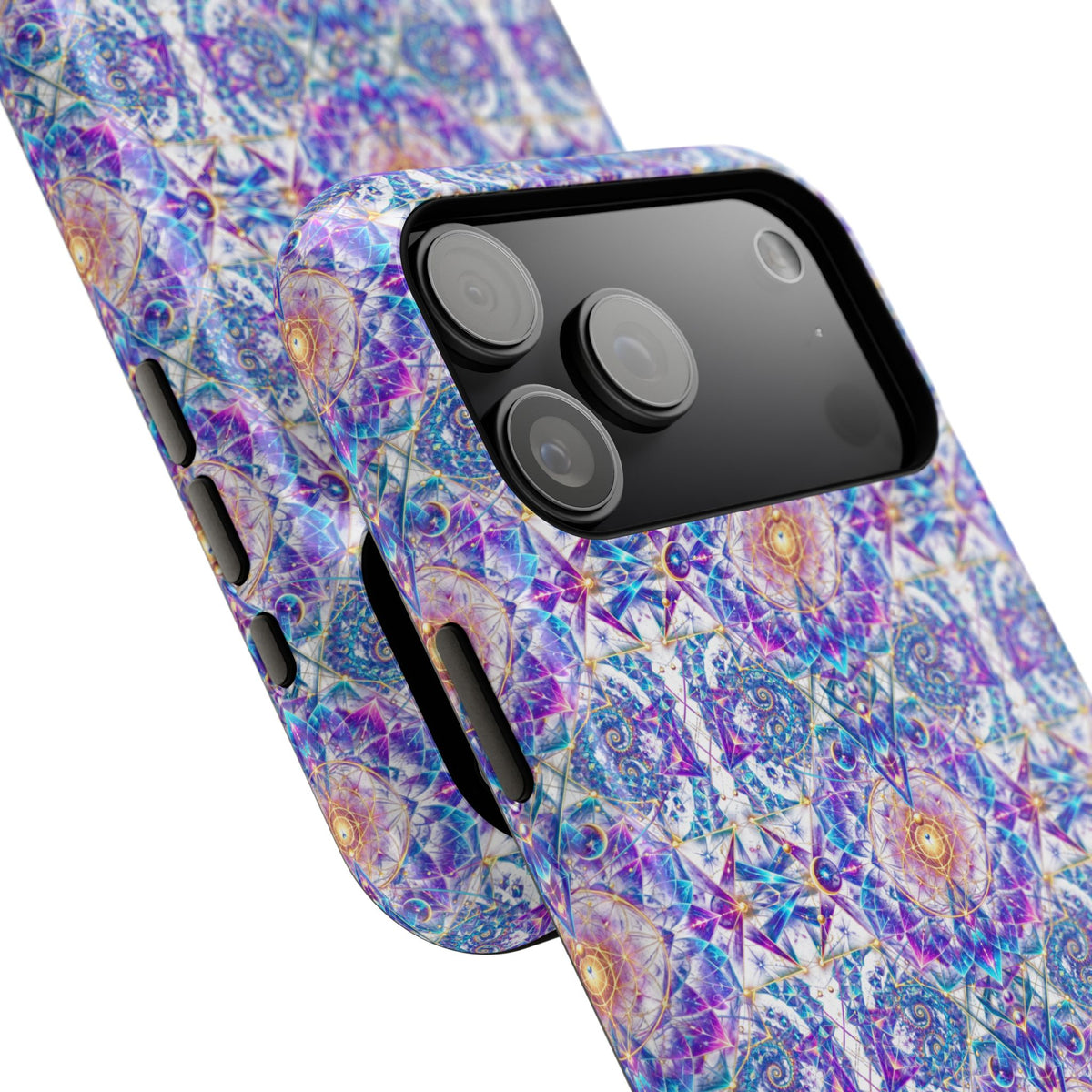 Geometric Pattern Phone Case — Protective Cosmic Art iPhone Cover