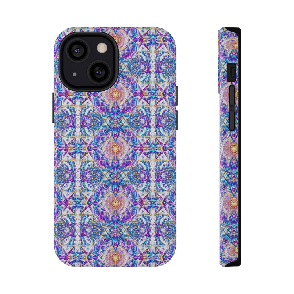 Geometric Pattern Phone Case — Protective Cosmic Art iPhone Cover