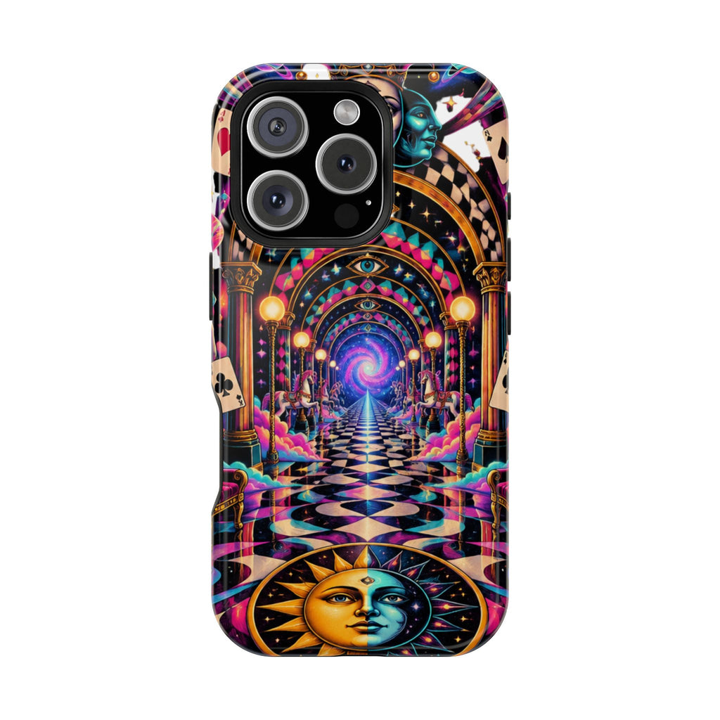 Psychedelic DMT Waiting Room Phone Case — Impact‑Resistant Protective Cover