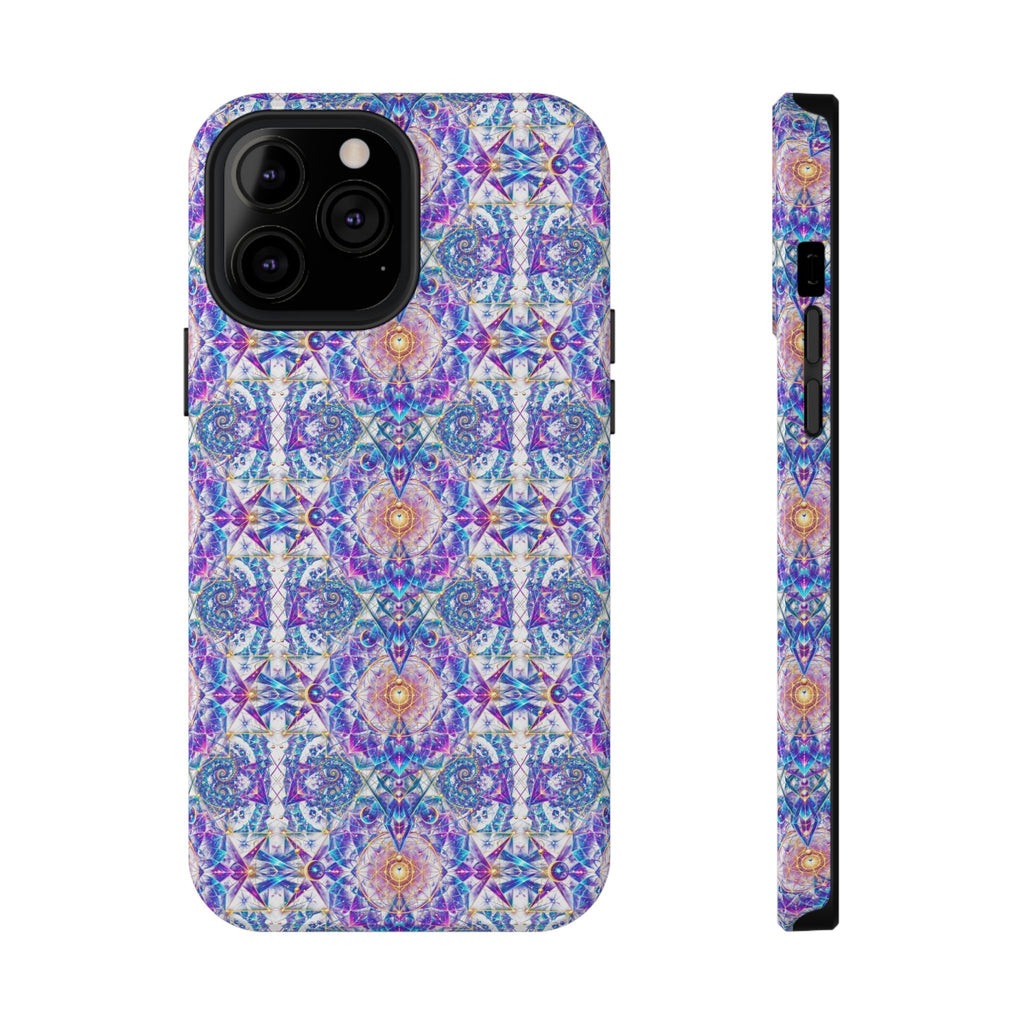 Geometric Pattern Phone Case — Protective Cosmic Art iPhone Cover