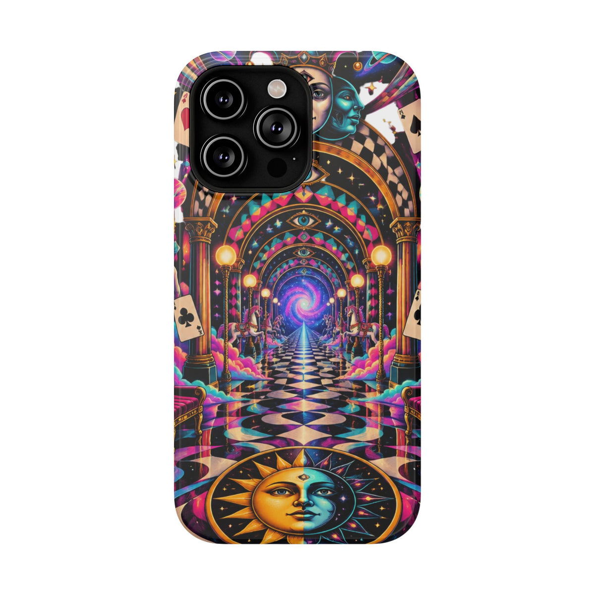 Psychedelic DMT Waiting Room Phone Case — Impact‑Resistant Protective Cover
