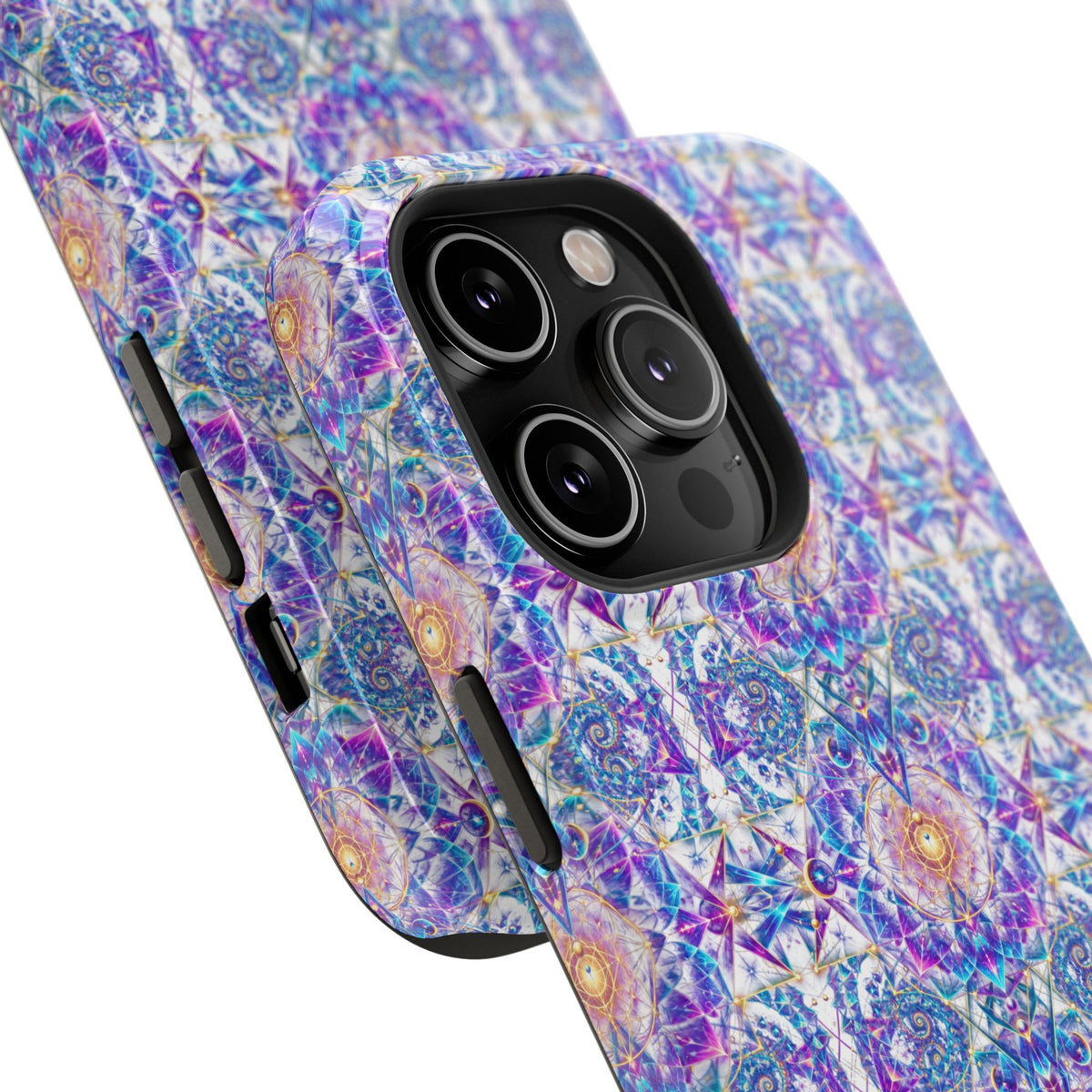 Geometric Pattern Phone Case — Protective Cosmic Art iPhone Cover