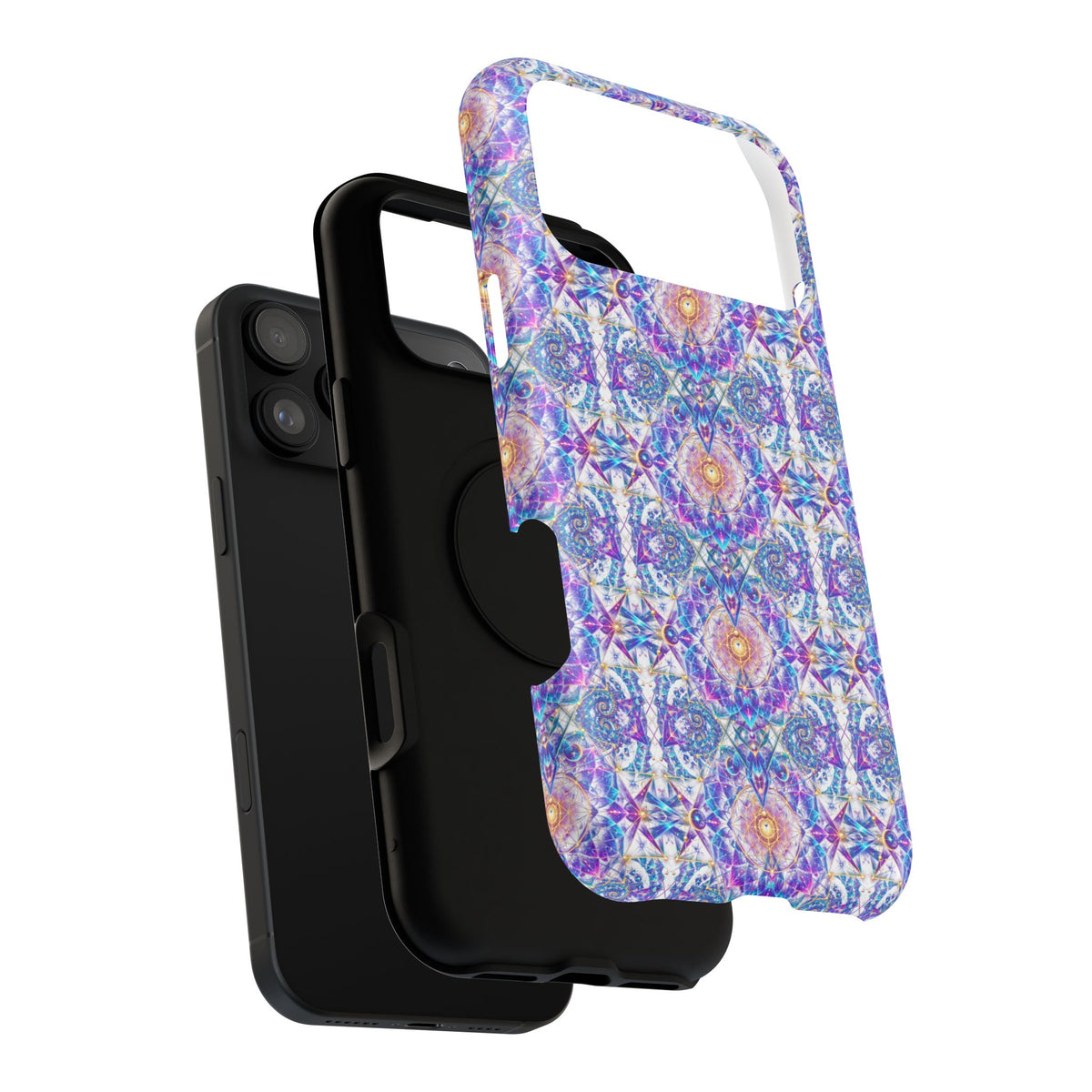Geometric Pattern Phone Case — Protective Cosmic Art iPhone Cover