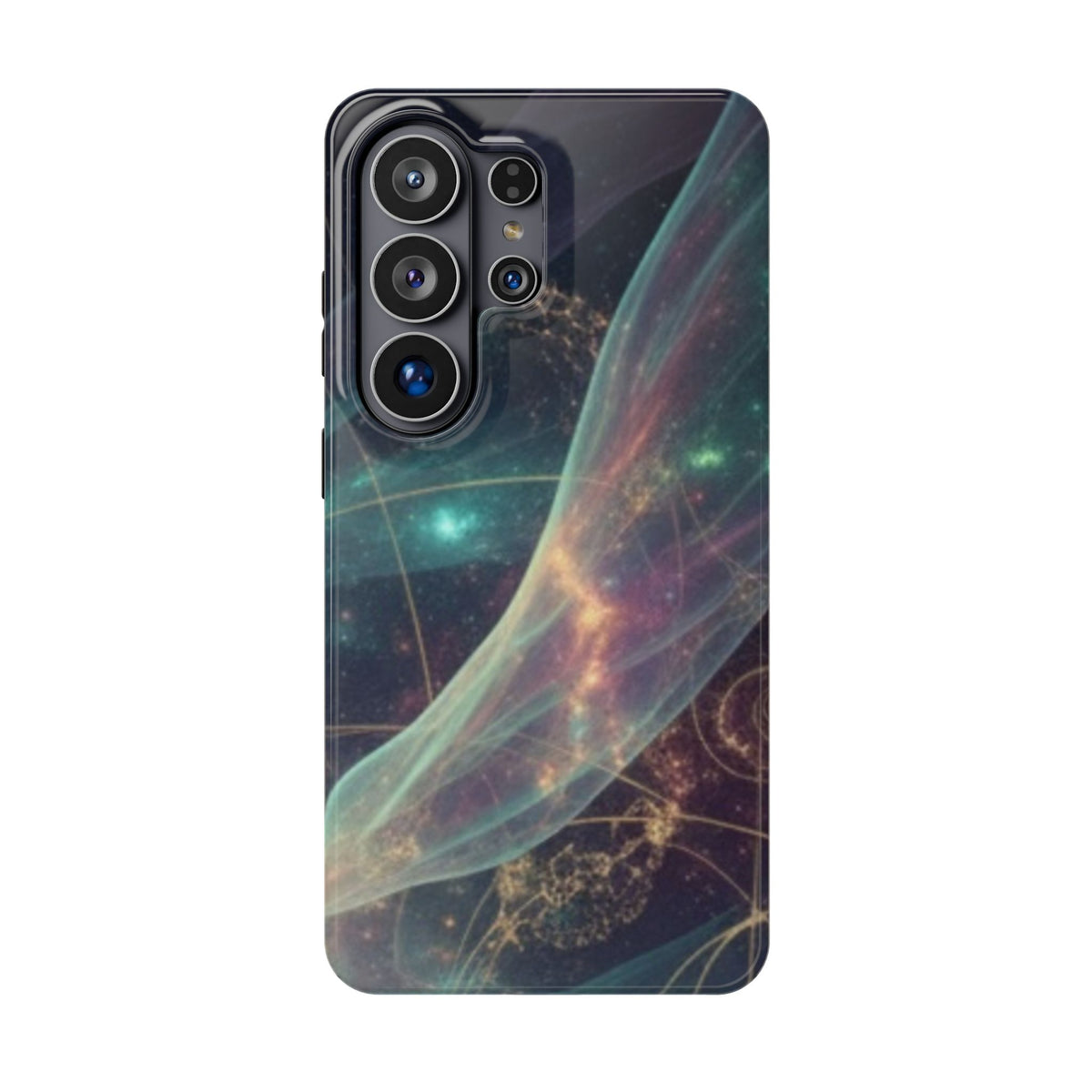 Galaxy Nebula Impact Phone Case — Protective Cosmic Art iPhone Cover