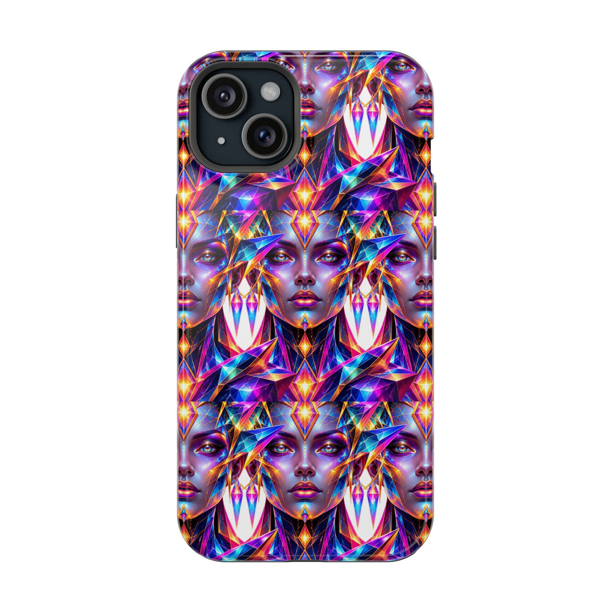 Lady DMT Phone Case — Protective Cosmic Art iPhone Cover