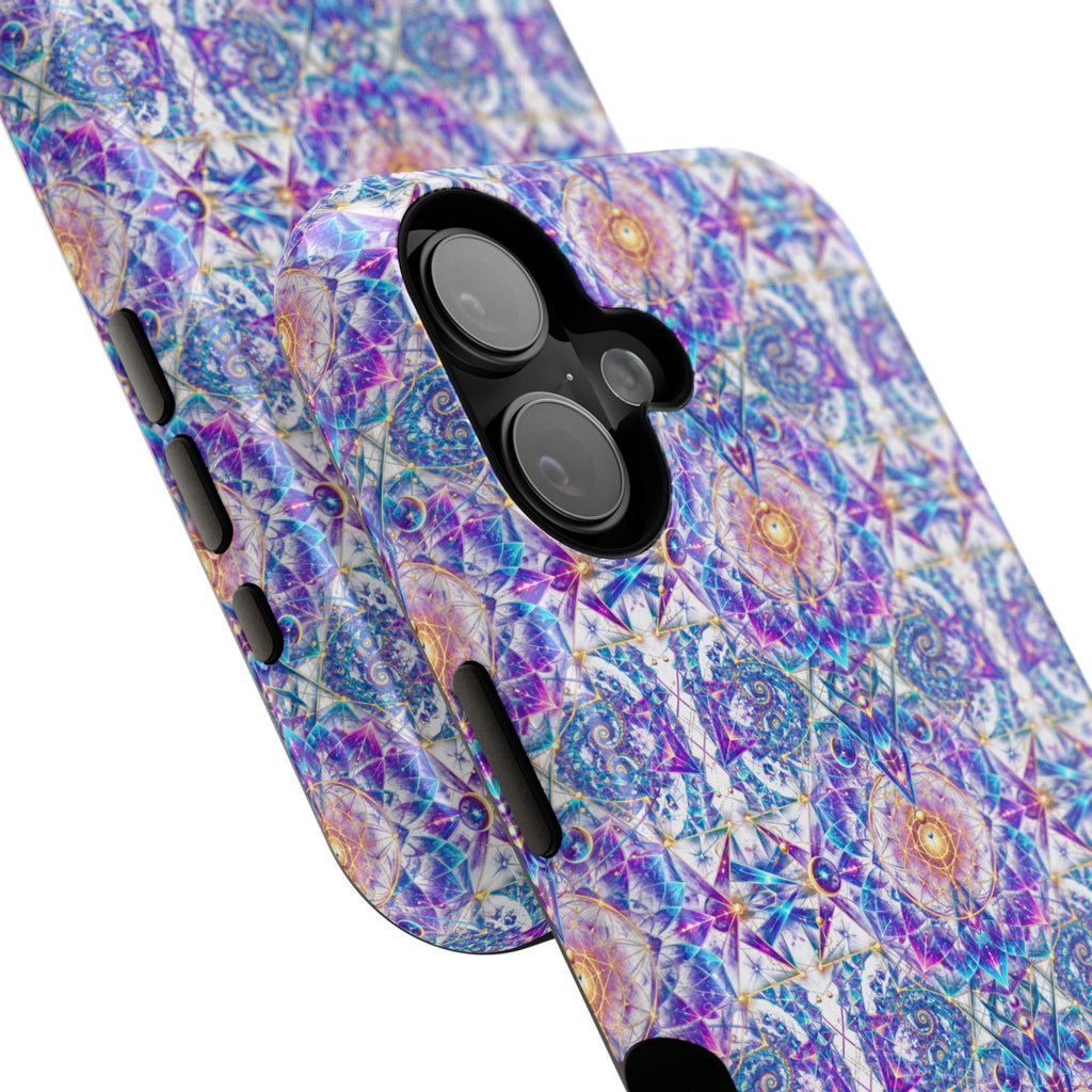 Geometric Pattern Phone Case — Protective Cosmic Art iPhone Cover