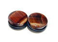Red Tiger's Eye Plugs – Single Flared Stone Gauges