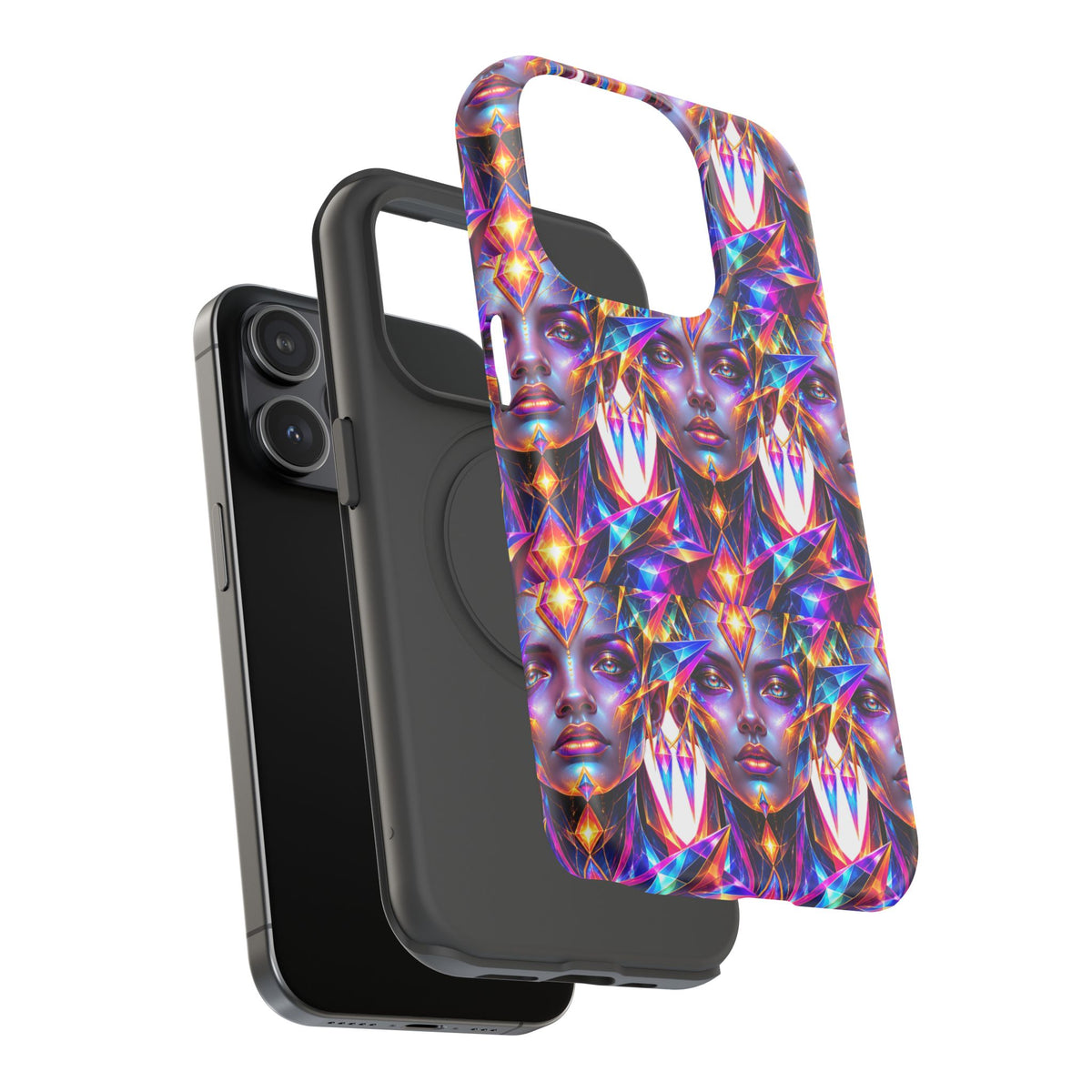 Lady DMT Phone Case — Protective Cosmic Art iPhone Cover
