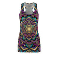 Mandala Sacred Geometry Racerback Dress — Vibrant Spiritual AOP