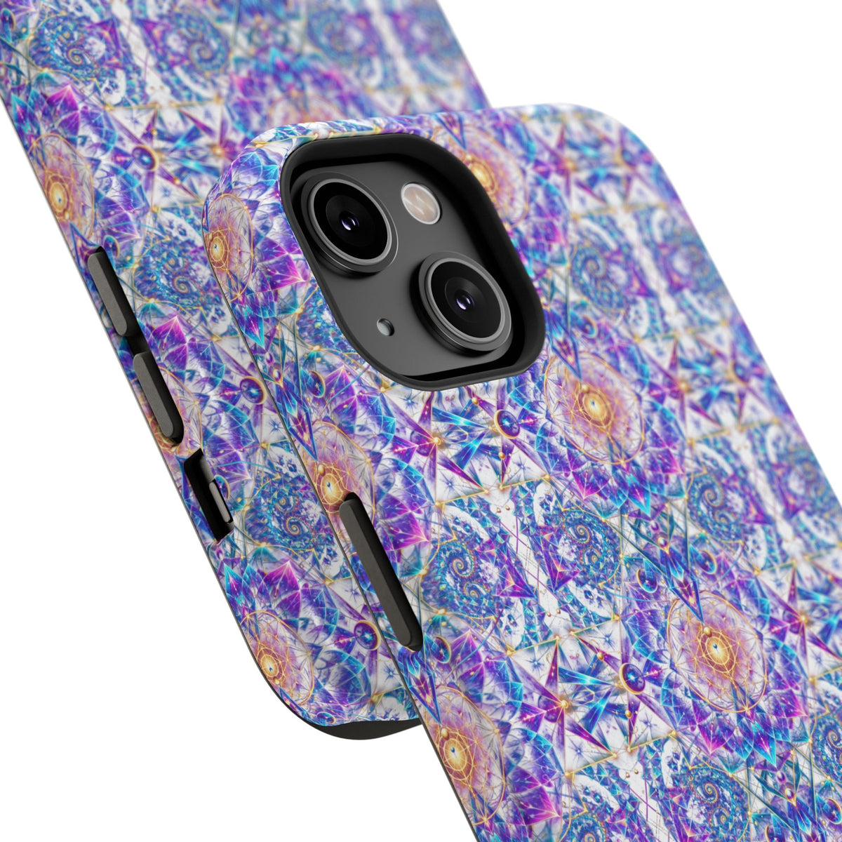 Geometric Pattern Phone Case — Protective Cosmic Art iPhone Cover