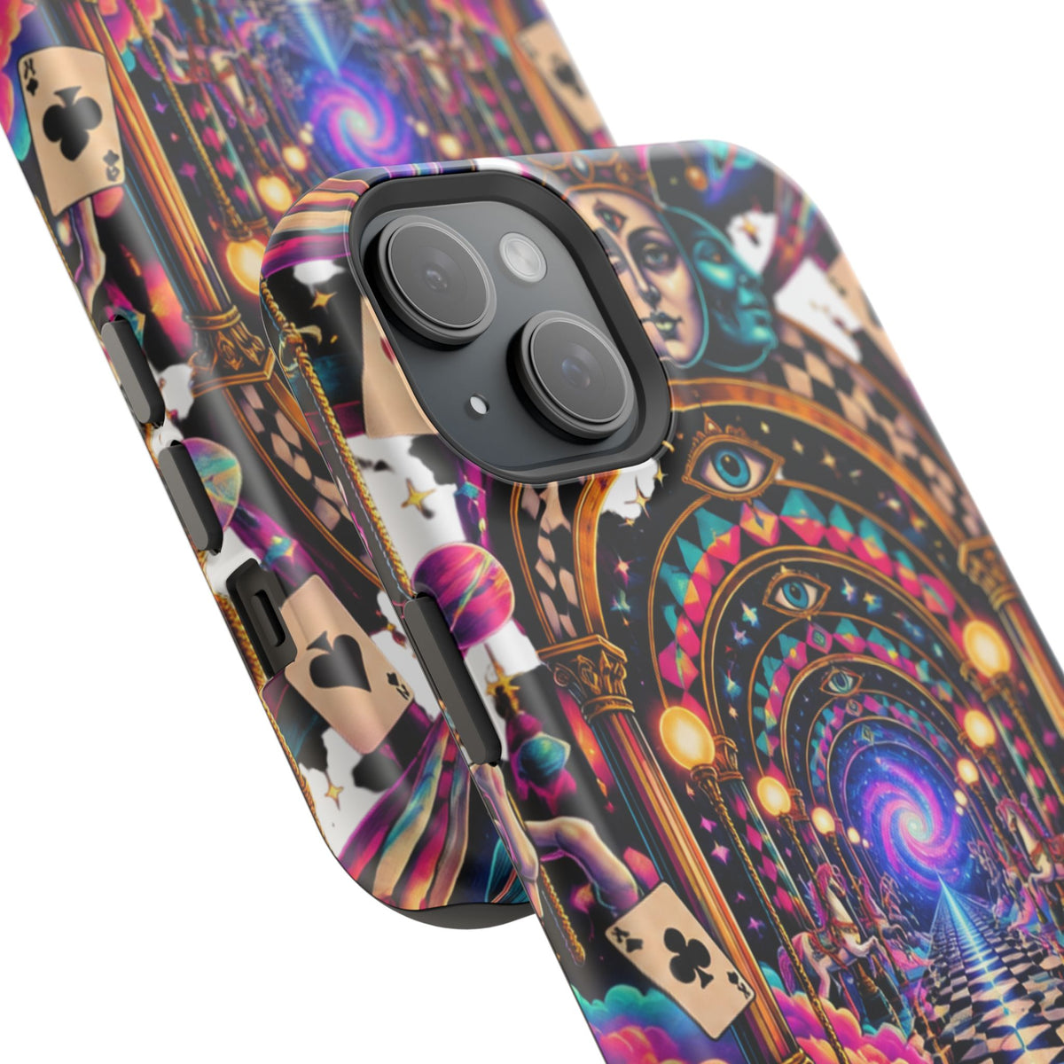 Psychedelic DMT Waiting Room Phone Case — Impact‑Resistant Protective Cover