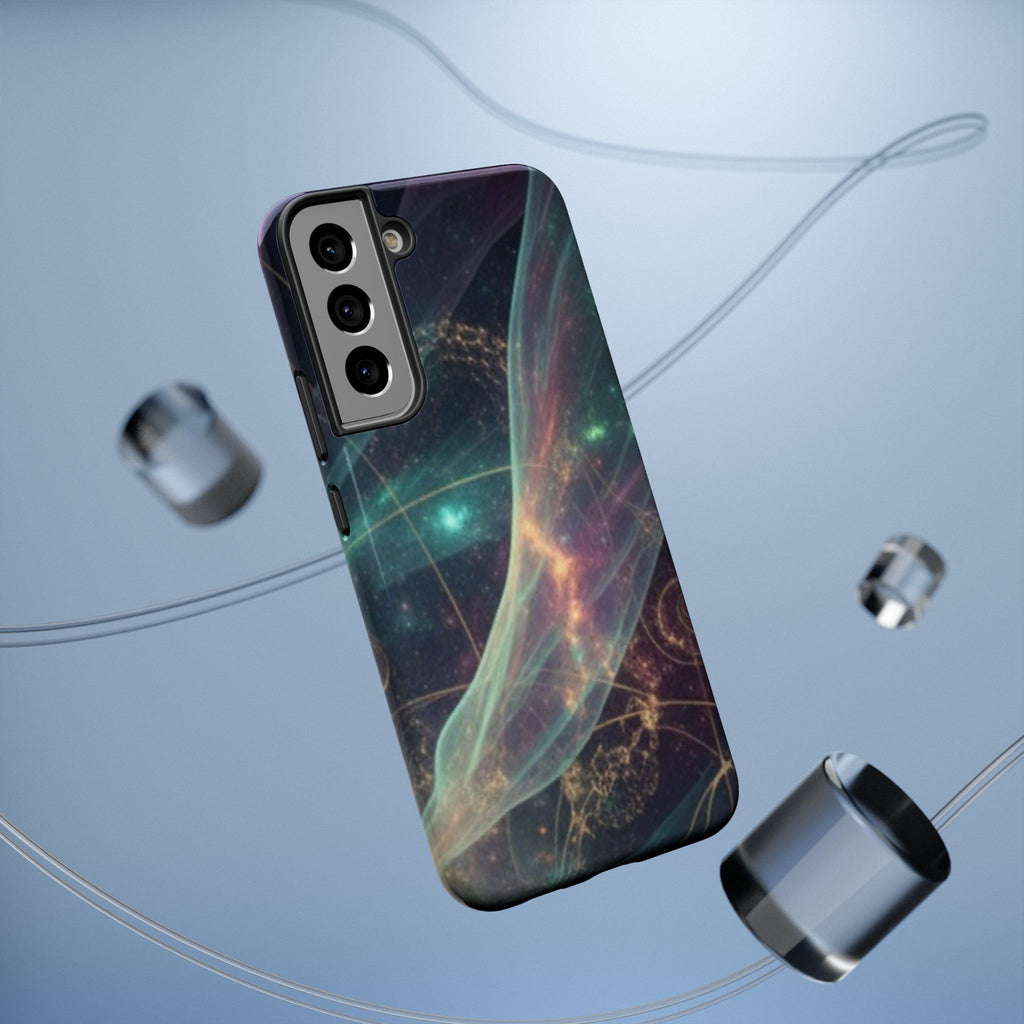 Galaxy Nebula Impact Phone Case — Protective Cosmic Art iPhone Cover
