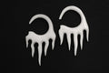 Carved Bone Hanging Earrings – Organic Ear Gauges