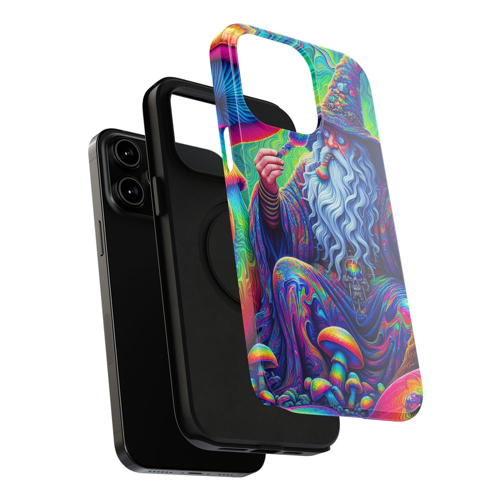 Psychedelic Wizard Phone Case — Impact‑Resistant Protective Cover