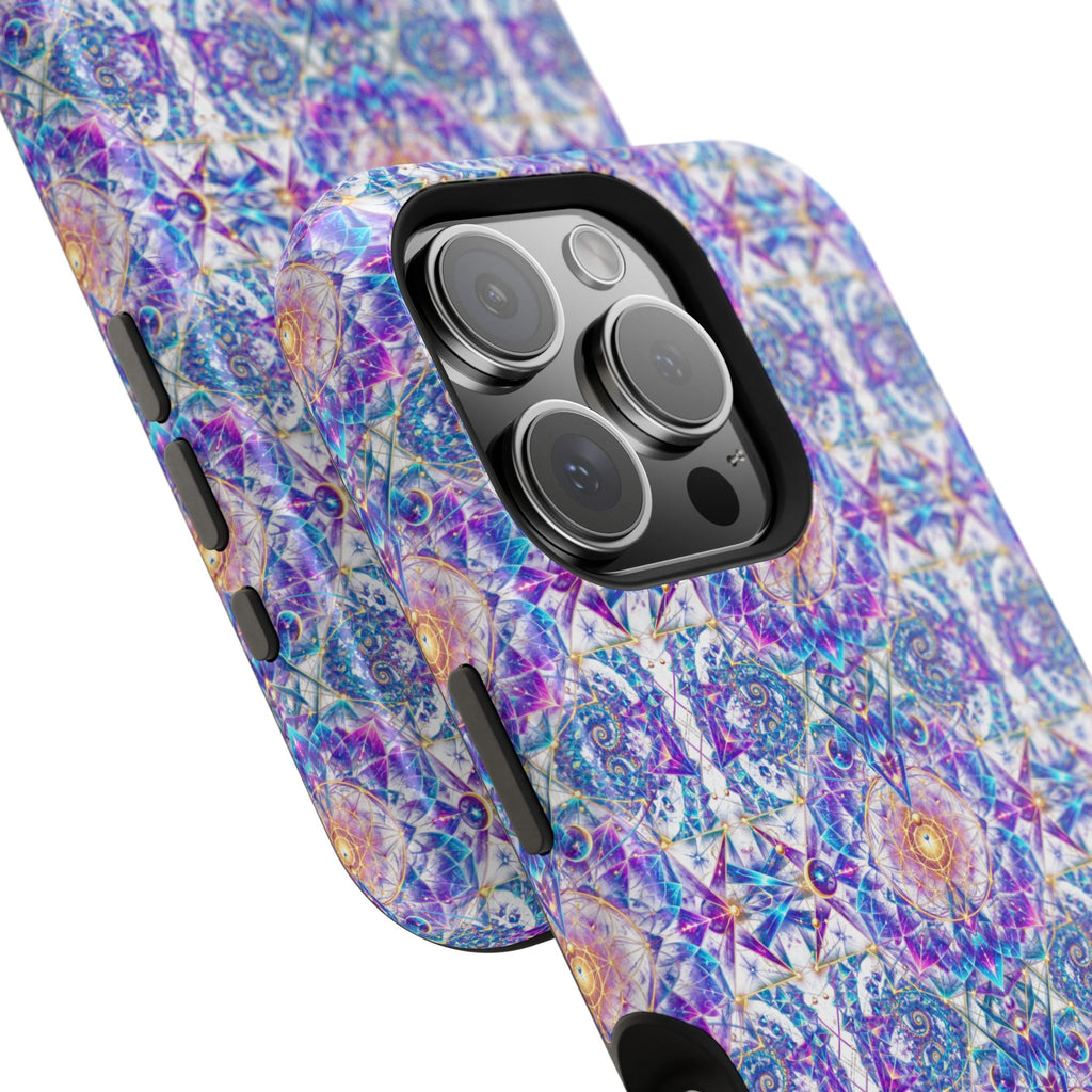 Geometric Pattern Phone Case — Protective Cosmic Art iPhone Cover
