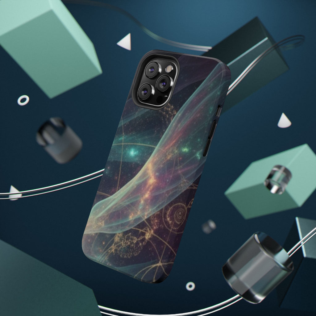 Galaxy Nebula Impact Phone Case — Protective Cosmic Art iPhone Cover