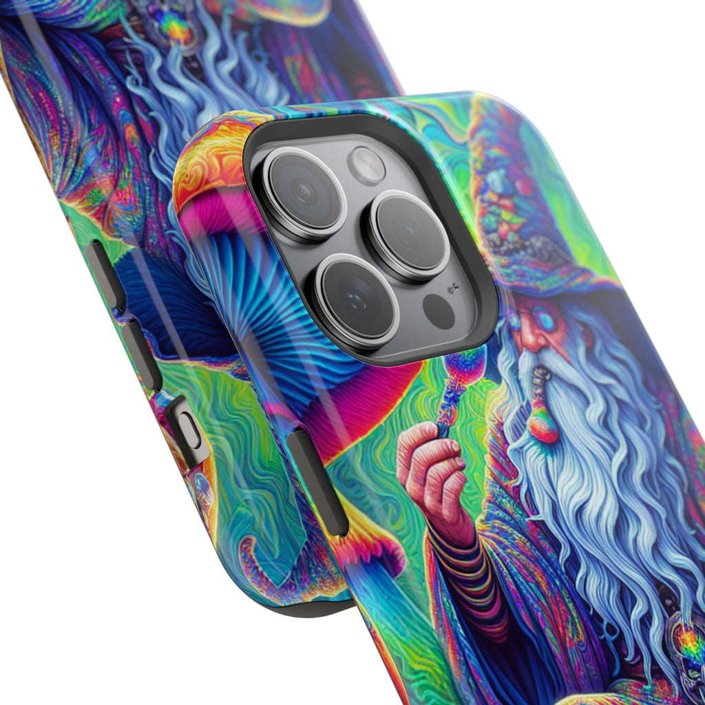 Psychedelic Wizard Phone Case — Impact‑Resistant Protective Cover