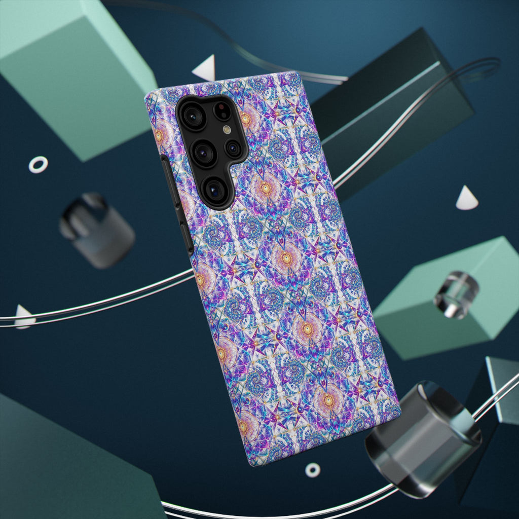 Geometric Pattern Phone Case — Protective Cosmic Art iPhone Cover