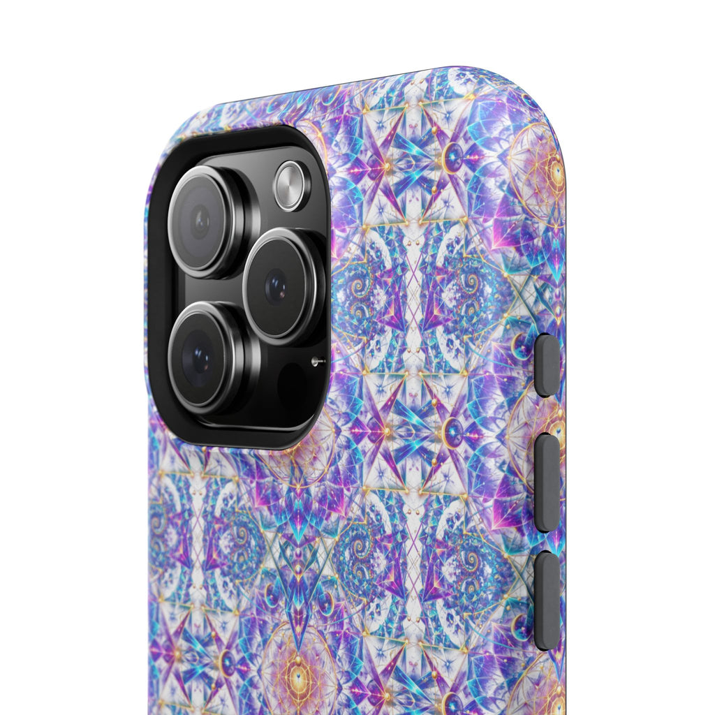 Geometric Pattern Phone Case — Protective Cosmic Art iPhone Cover