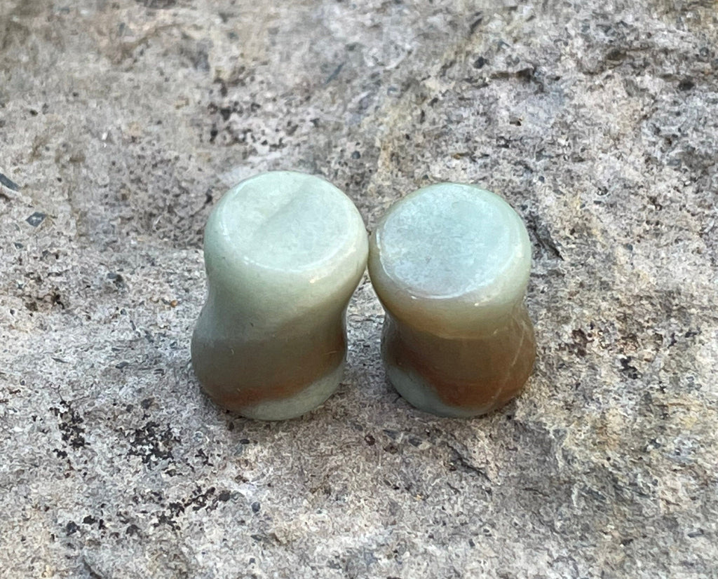 OOAK Multicolor Amazonite Plugs – 0g (8mm)