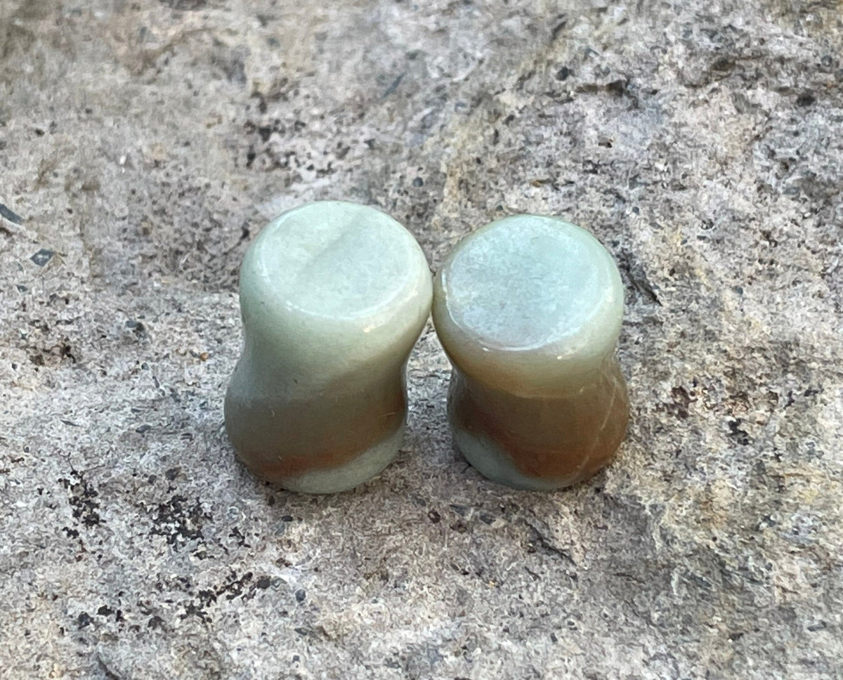 OOAK Multicolor Amazonite Plugs – 0g (8mm)