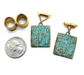 Patina Apsara Magnetic Clasp Gauged Earrings