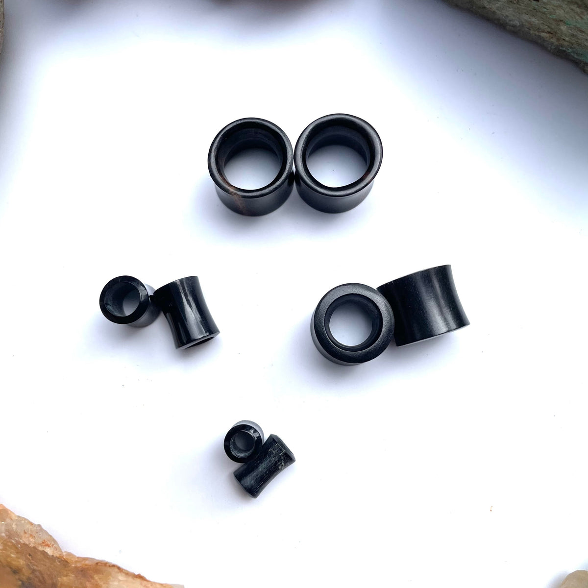 Ebony Wood Ear Tunnels – Black Organic Gauges