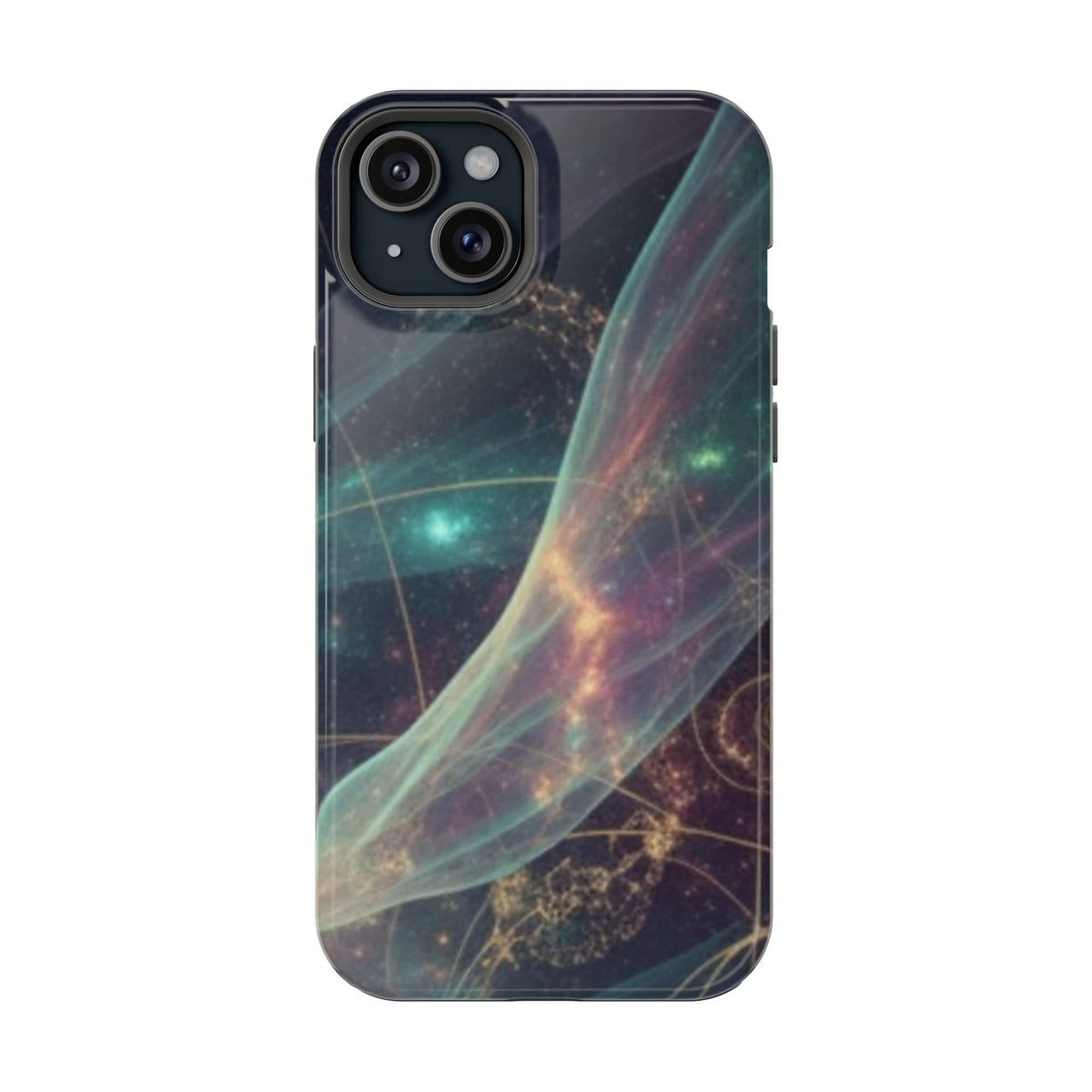 Galaxy Nebula Impact Phone Case — Protective Cosmic Art iPhone Cover
