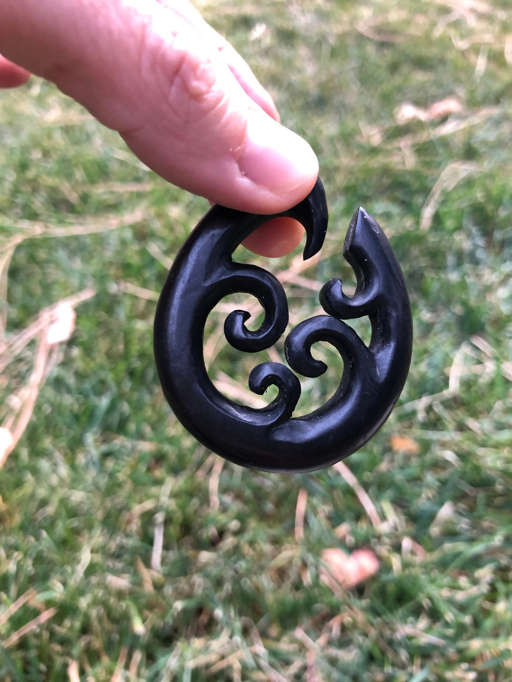 Ebony Wood Hoop Earrings – Limited Edition Ear Gauges