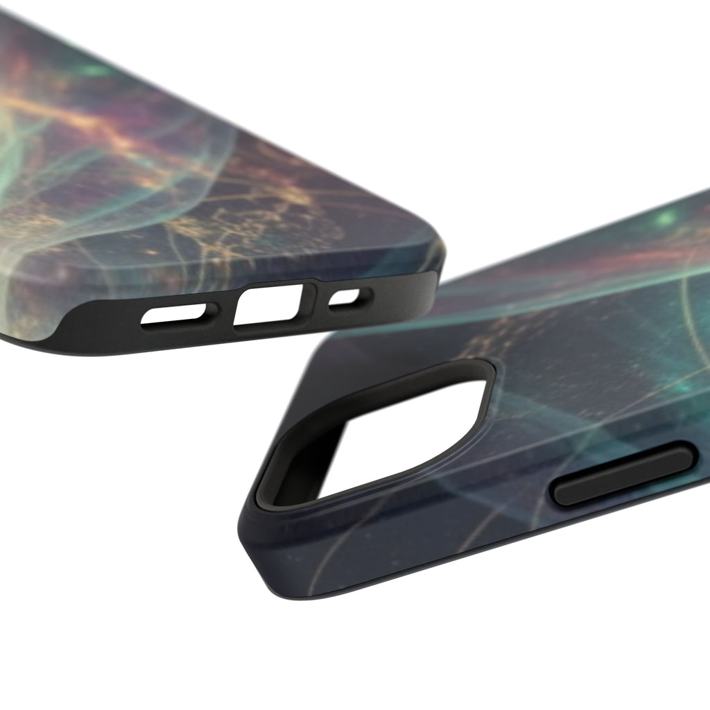 Galaxy Nebula Impact Phone Case — Protective Cosmic Art iPhone Cover