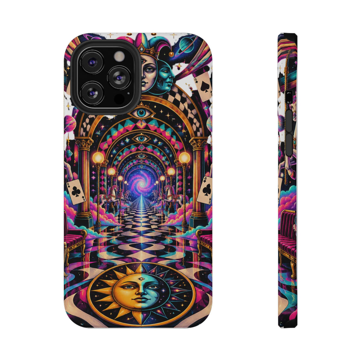 Psychedelic DMT Waiting Room Phone Case — Impact‑Resistant Protective Cover