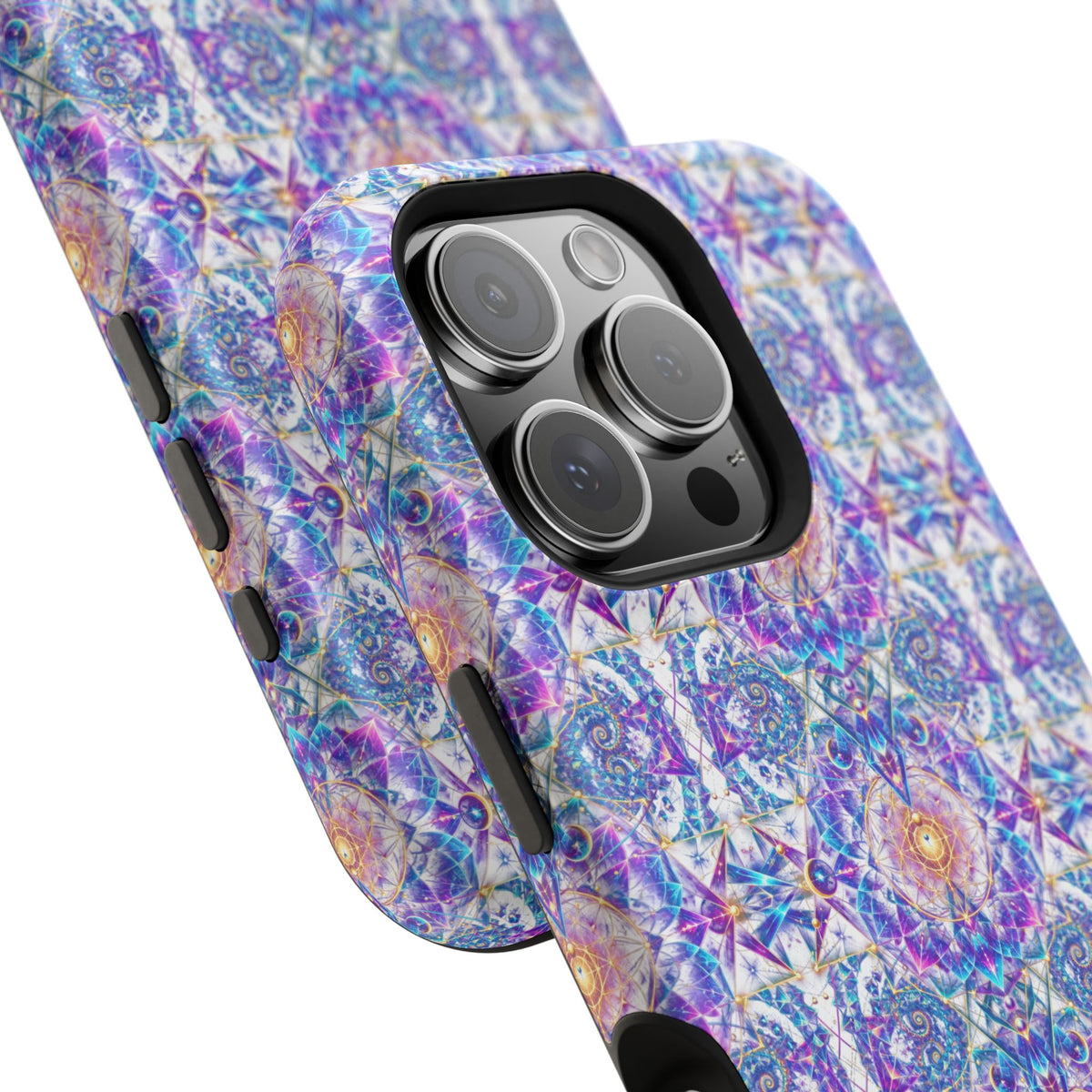 Geometric Pattern Phone Case — Protective Cosmic Art iPhone Cover
