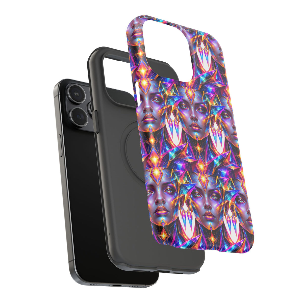 Lady DMT Phone Case — Protective Cosmic Art iPhone Cover