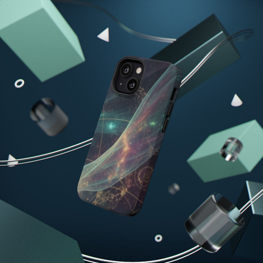 Galaxy Nebula Impact Phone Case — Protective Cosmic Art iPhone Cover