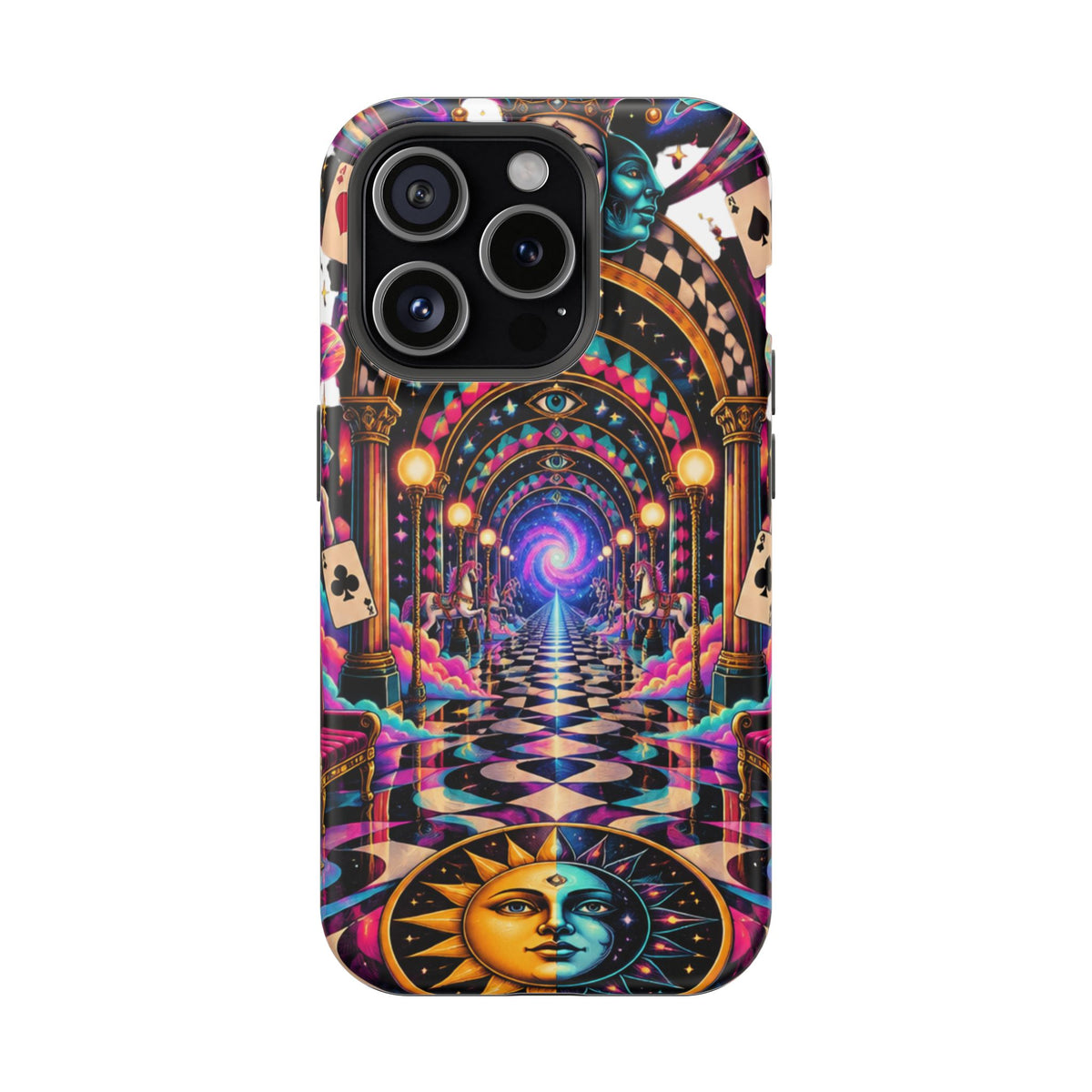 Psychedelic DMT Waiting Room Phone Case — Impact‑Resistant Protective Cover