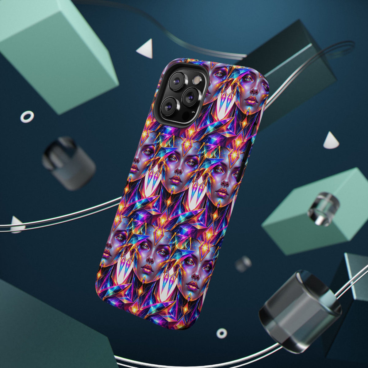 Lady DMT Phone Case — Protective Cosmic Art iPhone Cover