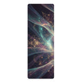 Mystic Galaxy Rubber Yoga Mat — Cosmic Mandala Non-Slip Exercise Mat