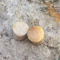OOAK Brown Jadeite Stone Plugs – 1/2" (13mm)
