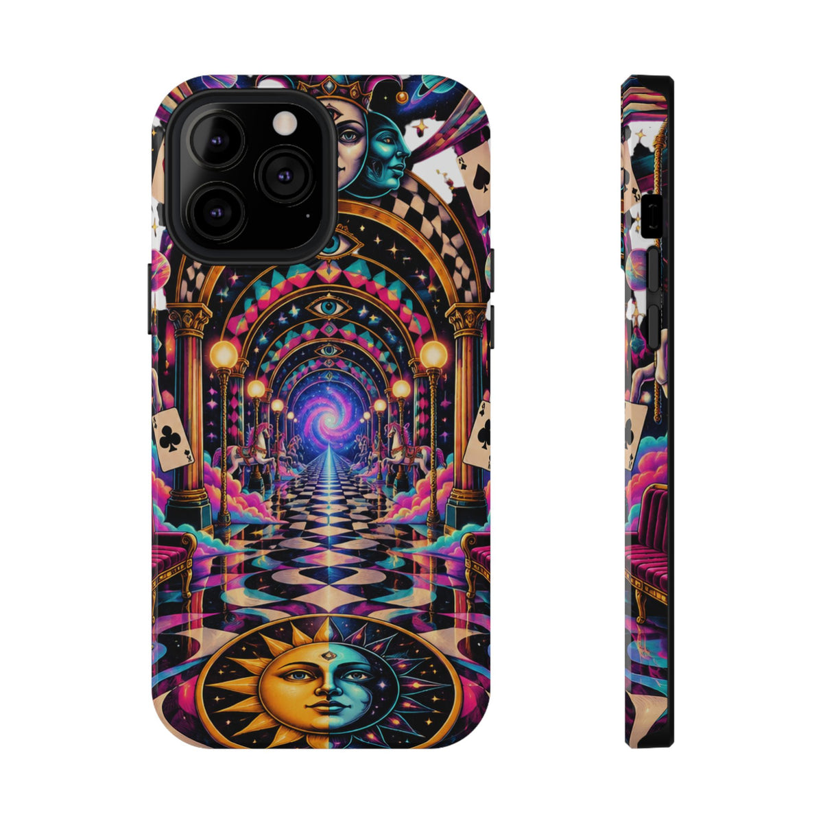 Psychedelic DMT Waiting Room Phone Case — Impact‑Resistant Protective Cover