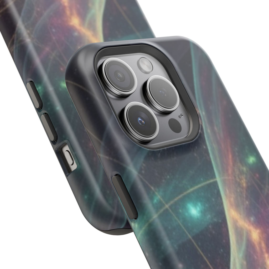 Galaxy Nebula Impact Phone Case — Protective Cosmic Art iPhone Cover