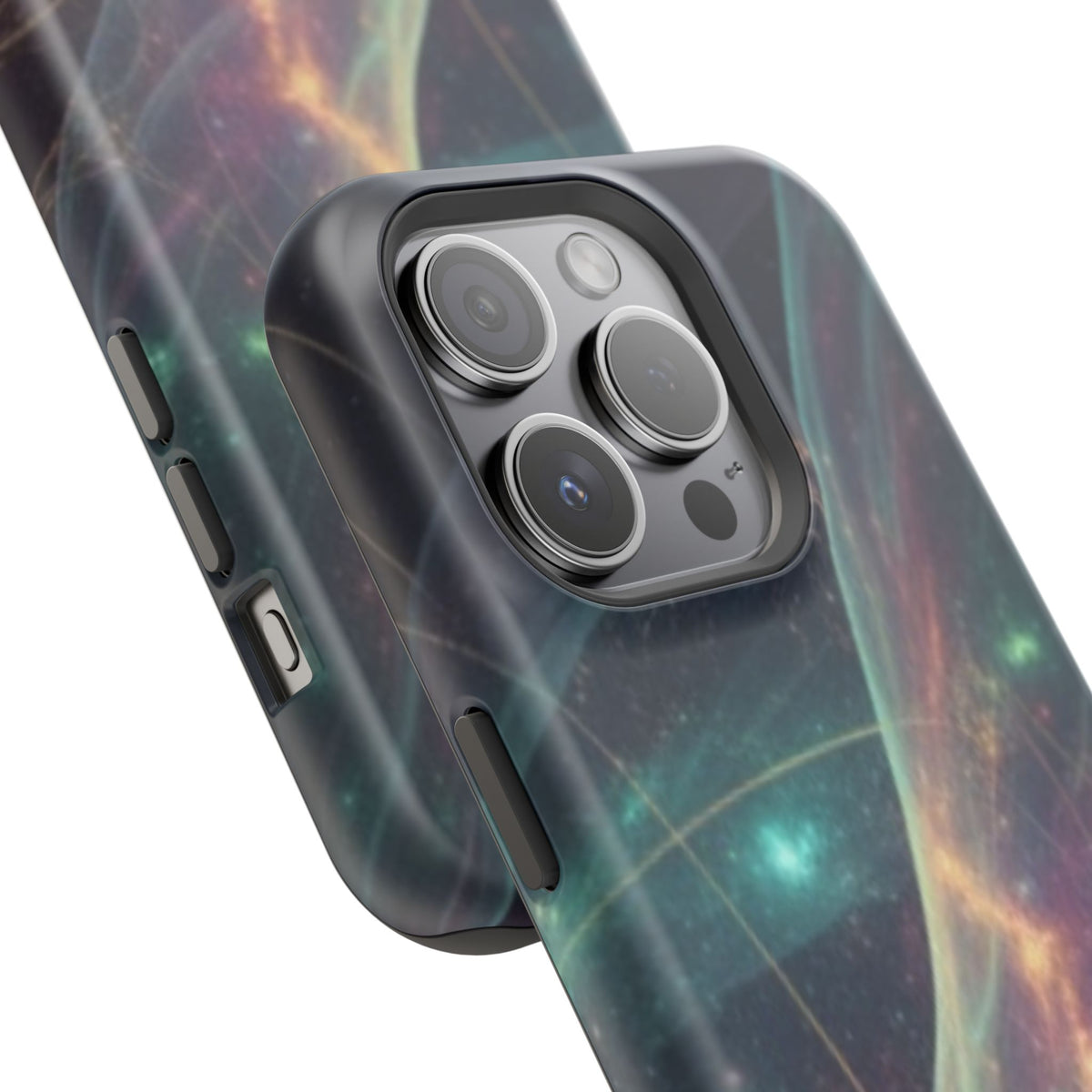Galaxy Nebula Impact Phone Case — Protective Cosmic Art iPhone Cover