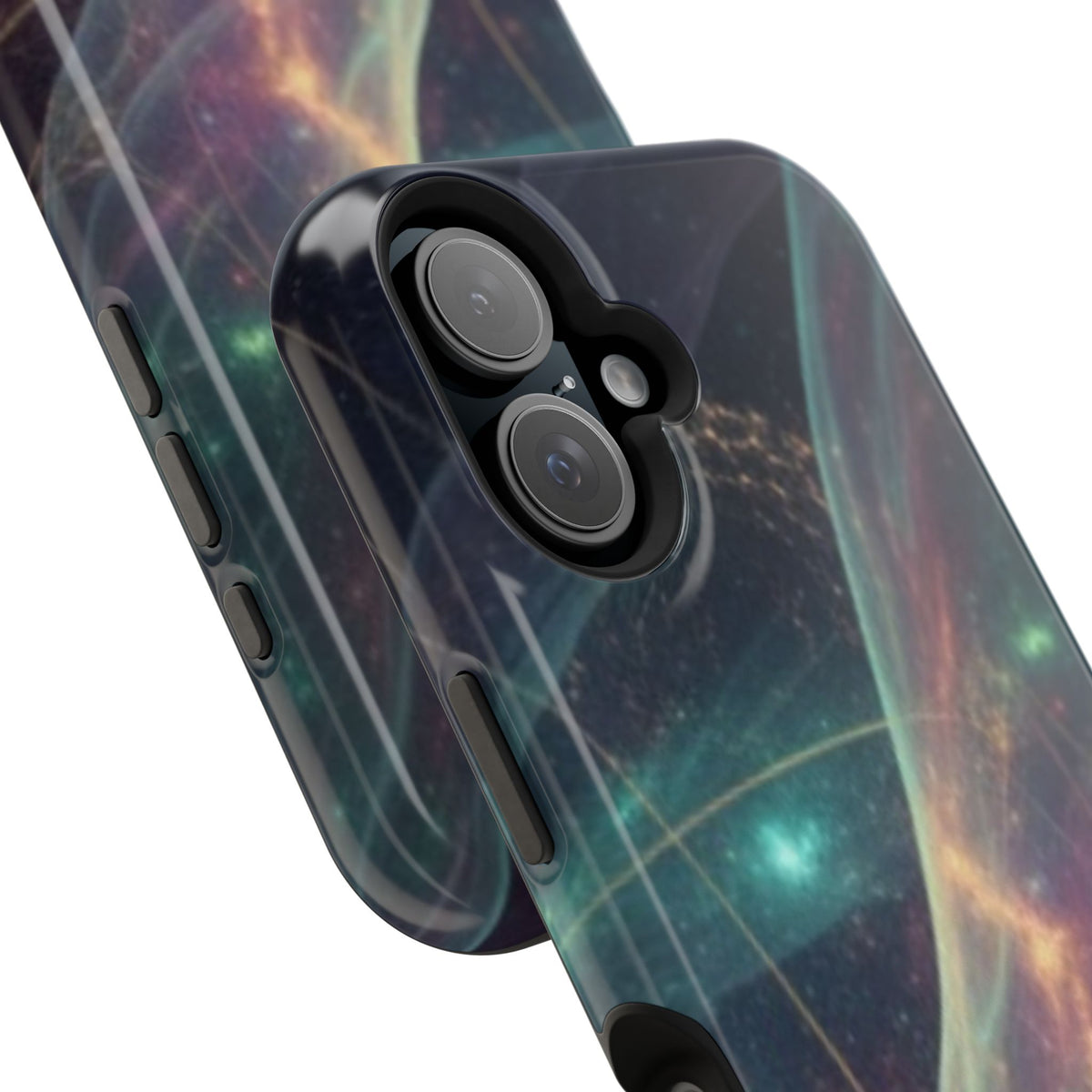 Galaxy Nebula Impact Phone Case — Protective Cosmic Art iPhone Cover
