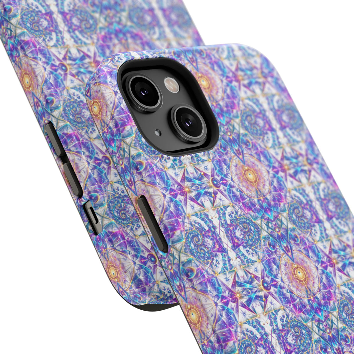 Geometric Pattern Phone Case — Protective Cosmic Art iPhone Cover