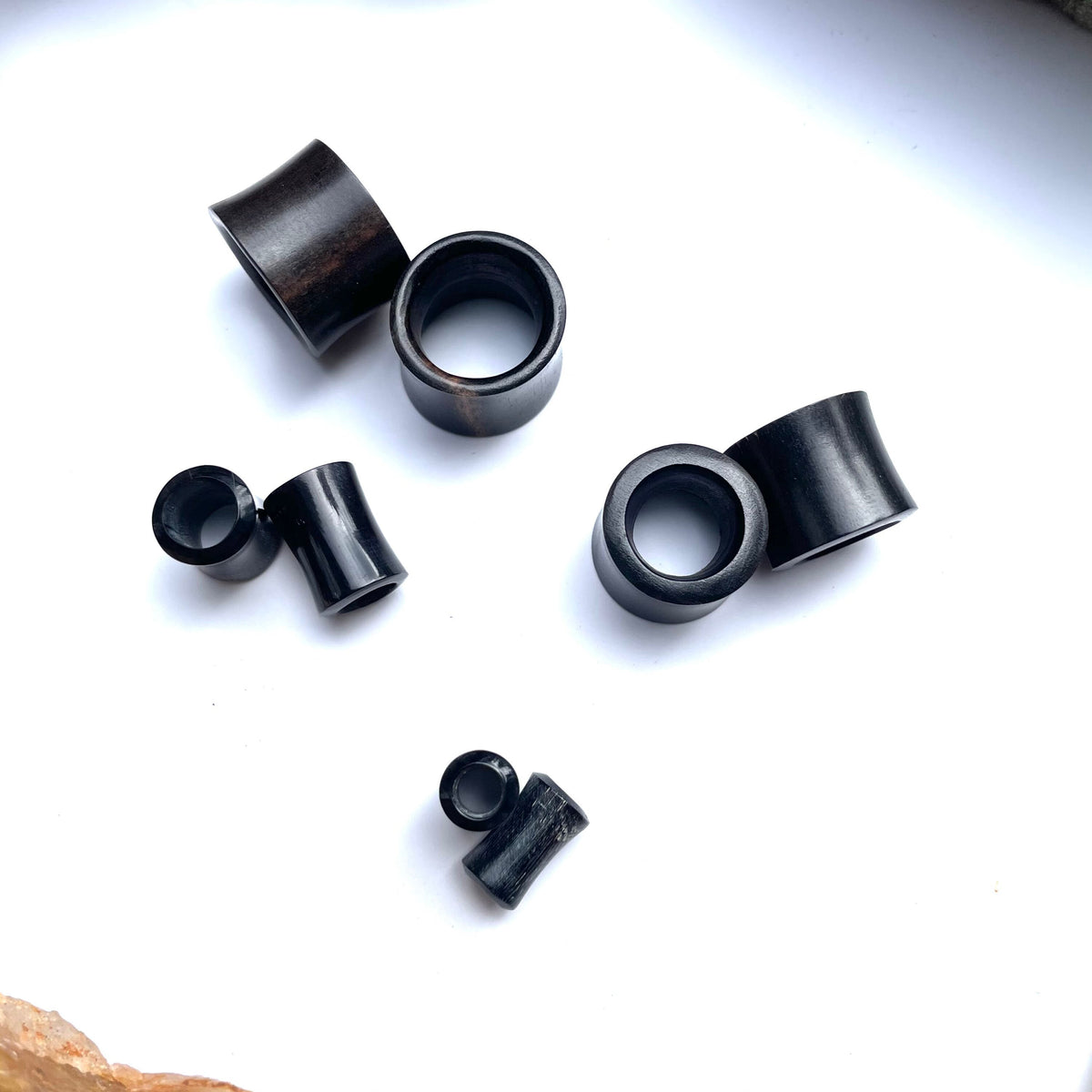 Ebony Wood Ear Tunnels – Black Organic Gauges