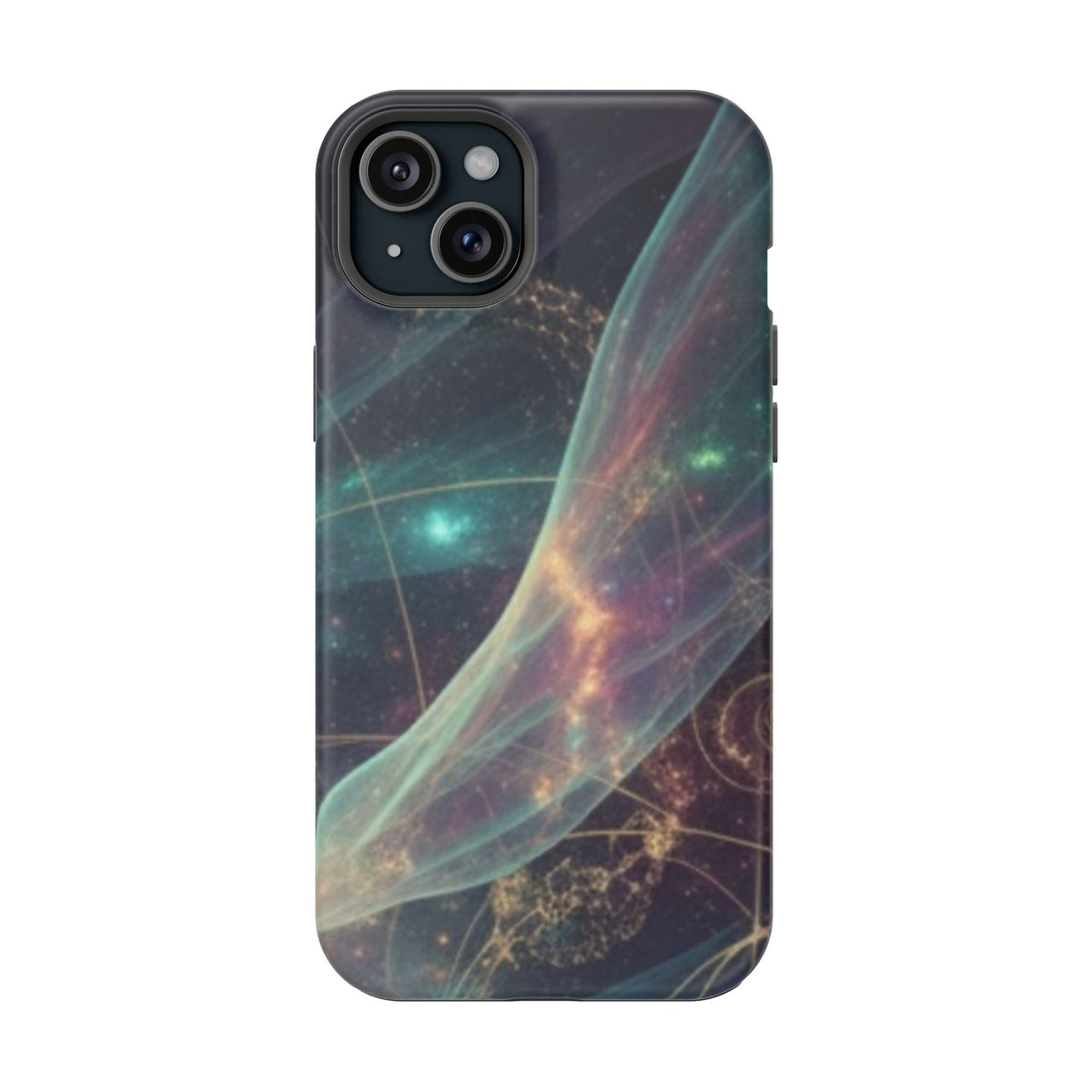 Galaxy Nebula Impact Phone Case — Protective Cosmic Art iPhone Cover