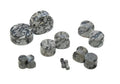 Gray Wave Jasper Plugs – Double Flared Stone Gauges